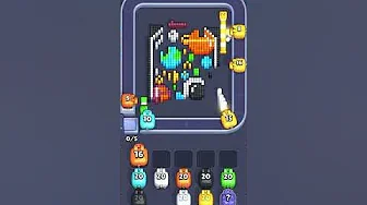 Pixel Flow Level 1001 grid layout and solution screenshot