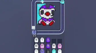 Pixel Flow Level 1003 grid layout and solution screenshot
