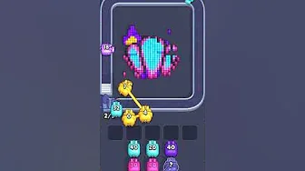 Pixel Flow Level 1004 grid layout and solution screenshot