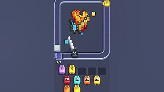Pixel Flow Level 1005 grid layout and solution screenshot