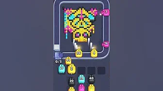 Pixel Flow Level 1008 grid layout and solution screenshot