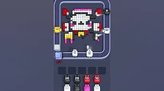 Pixel Flow Level 1009 grid layout and solution screenshot