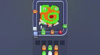 Pixel Flow Level 1011 grid layout and solution screenshot