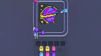 Pixel Flow Level 1013 grid layout and solution screenshot