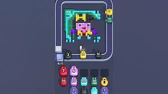 Pixel Flow Level 1016 grid layout and solution screenshot