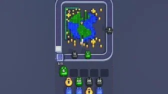Pixel Flow Level 1026 grid layout and solution screenshot