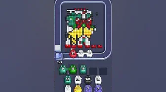 Pixel Flow Level 1027 grid layout and solution screenshot
