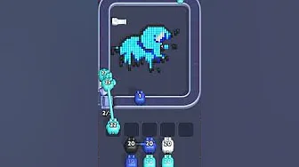 Pixel Flow Level 1029 grid layout and solution screenshot