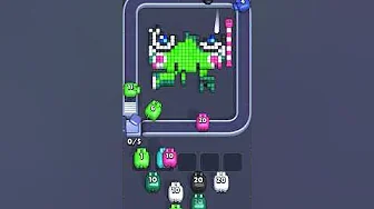 Pixel Flow Level 1030 grid layout and solution screenshot