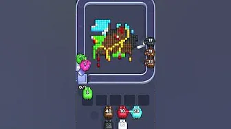 Pixel Flow Level 1033 grid layout and solution screenshot
