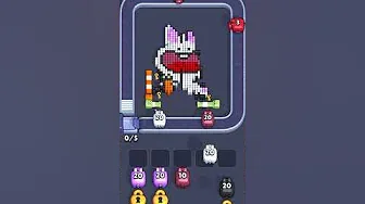 Pixel Flow Level 1036 grid layout and solution screenshot