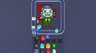 Pixel Flow Level 1046 grid layout and solution screenshot