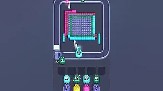 Pixel Flow Level 1058 grid layout and solution screenshot
