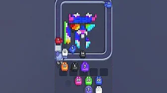 Pixel Flow Level 1061 grid layout and solution screenshot
