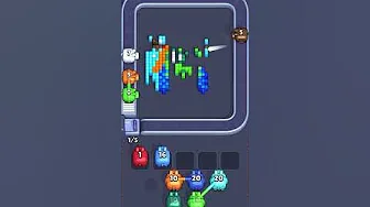 Pixel Flow Level 1065 grid layout and solution screenshot