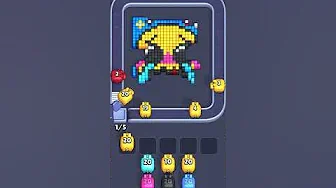 Pixel Flow Level 1067 grid layout and solution screenshot