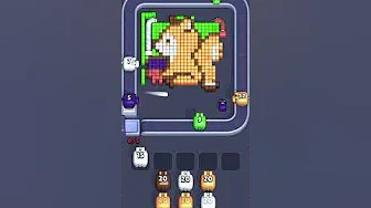 Pixel Flow Level 1070 grid layout and solution screenshot