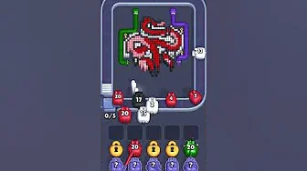 Pixel Flow Level 1071 grid layout and solution screenshot