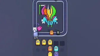 Pixel Flow Level 1079 grid layout and solution screenshot