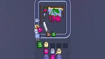 Pixel Flow Level 1083 grid layout and solution screenshot