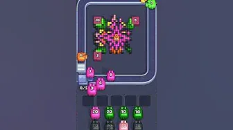 Pixel Flow Level 1088 grid layout and solution screenshot