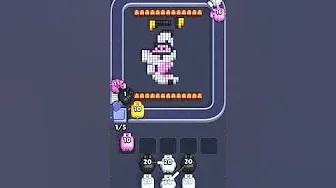 Pixel Flow Level 1089 grid layout and solution screenshot