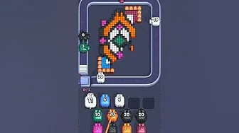 Pixel Flow Level 1091 grid layout and solution screenshot