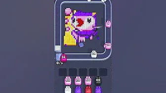 Pixel Flow Level 1092 grid layout and solution screenshot