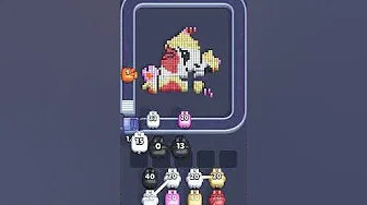 Pixel Flow Level 1096 grid layout and solution screenshot