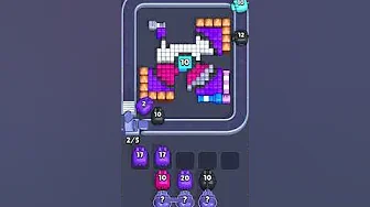 Pixel Flow Level 1098 grid layout and solution screenshot