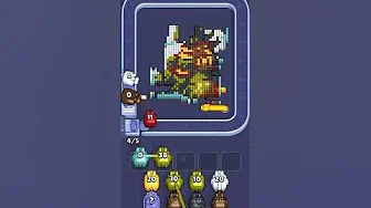Pixel Flow Level 1105 grid layout and solution screenshot