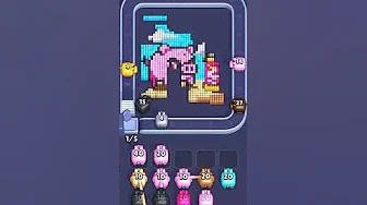 Pixel Flow Level 1113 grid layout and solution screenshot