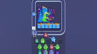 Pixel Flow Level 1115 grid layout and solution screenshot