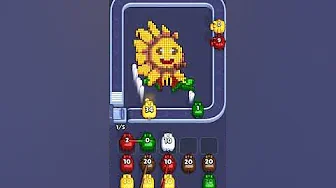 Pixel Flow Level 1127 grid layout and solution screenshot