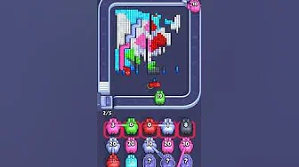 Pixel Flow Level 1139 grid layout and solution screenshot