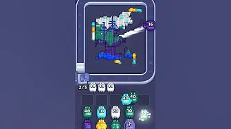 Pixel Flow Level 1141 grid layout and solution screenshot