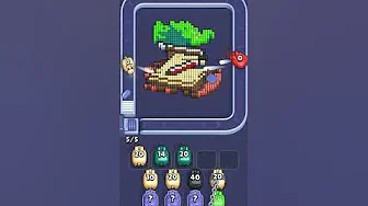 Pixel Flow Level 1142 grid layout and solution screenshot
