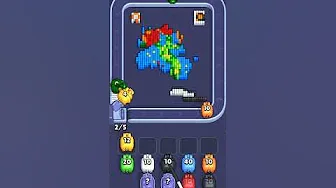 Pixel Flow Level 1144 grid layout and solution screenshot