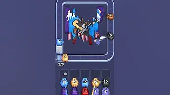 Pixel Flow Level 1147 grid layout and solution screenshot