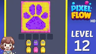 Pixel Flow Level 12 solution