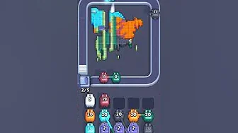 Pixel Flow Level 1966 grid layout and solution screenshot
