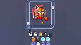 Pixel Flow Level 1967 grid layout and solution screenshot