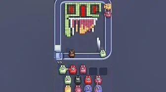 Pixel Flow Level 1973 grid layout and solution screenshot