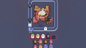 Pixel Flow Level 1982 grid layout and solution screenshot