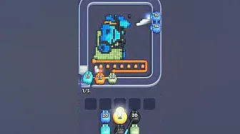 Pixel Flow Level 1988 grid layout and solution screenshot