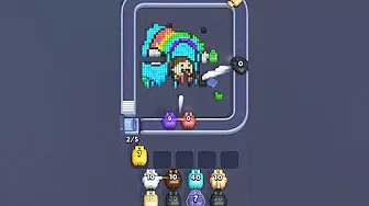 Pixel Flow Level 1994 grid layout and solution screenshot