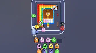 Pixel Flow Level 1995 grid layout and solution screenshot