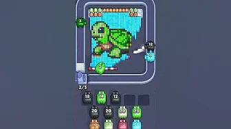 Pixel Flow Level 1998 grid layout and solution screenshot