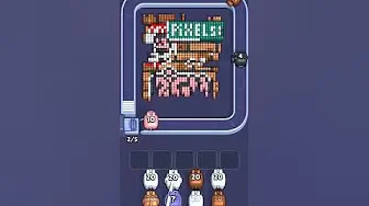 Pixel Flow Level 2 grid layout and solution screenshot