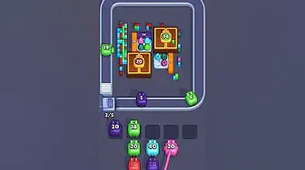 Pixel Flow Level 2001 grid layout and solution screenshot